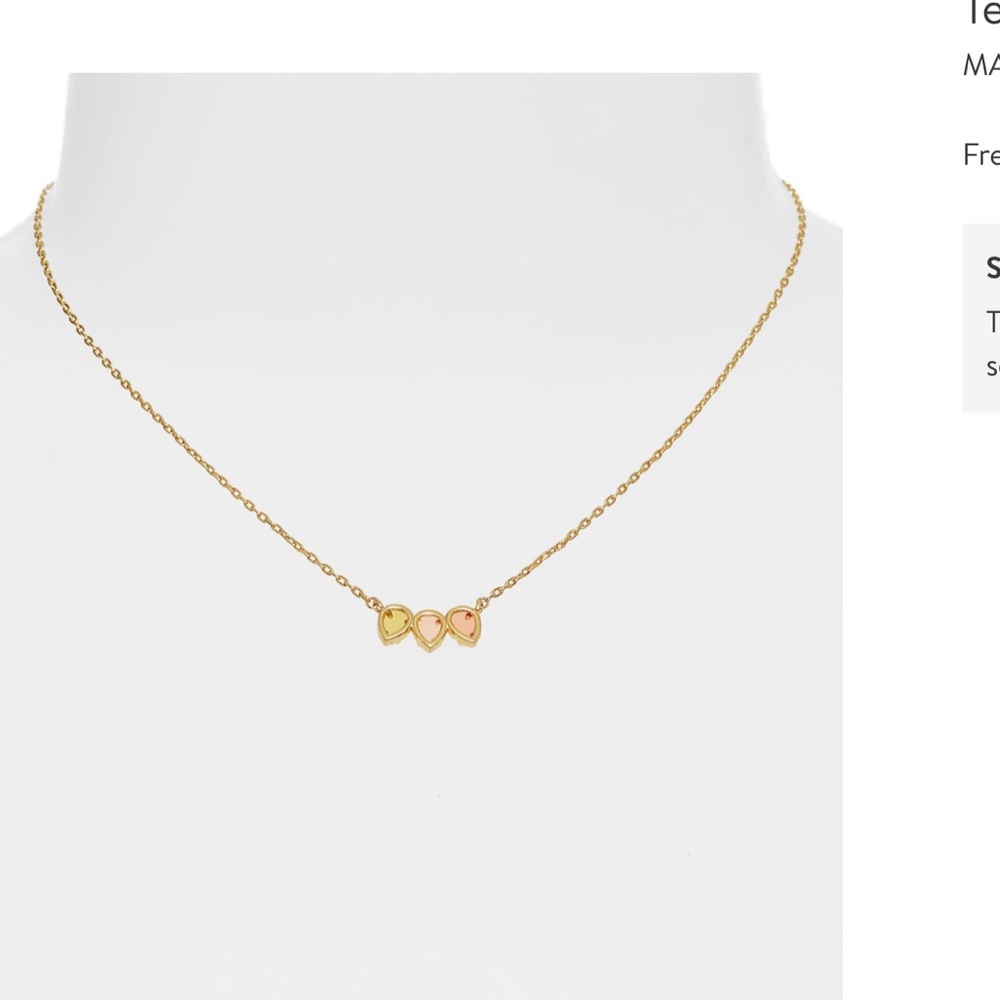 MADEWELL Teardrop Pendant Necklace